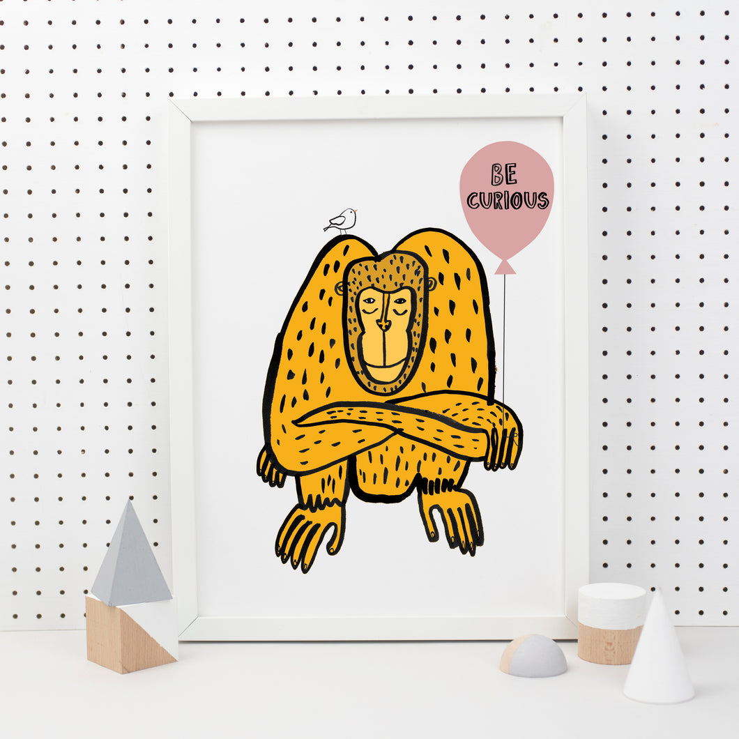 Orangutan Balloon Prints