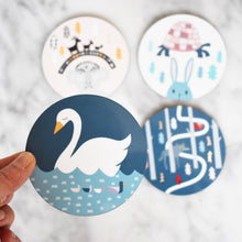 Load image into Gallery viewer, Classic Fables Set Of Four Coasters

