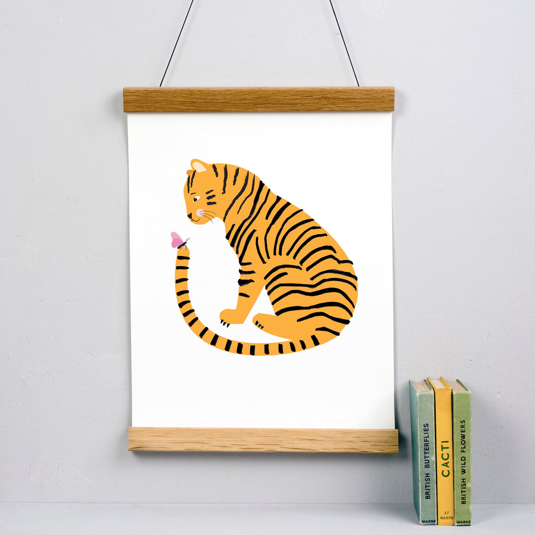 Tiger Friend Personalised Print