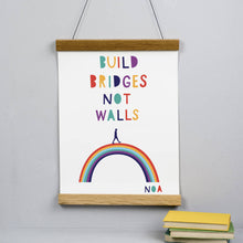 Load image into Gallery viewer, Build Bridges Not Walls Print
