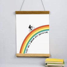 Load image into Gallery viewer, Cycling Rainbow Print
