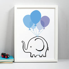 Load image into Gallery viewer, Flying Elephant Print
