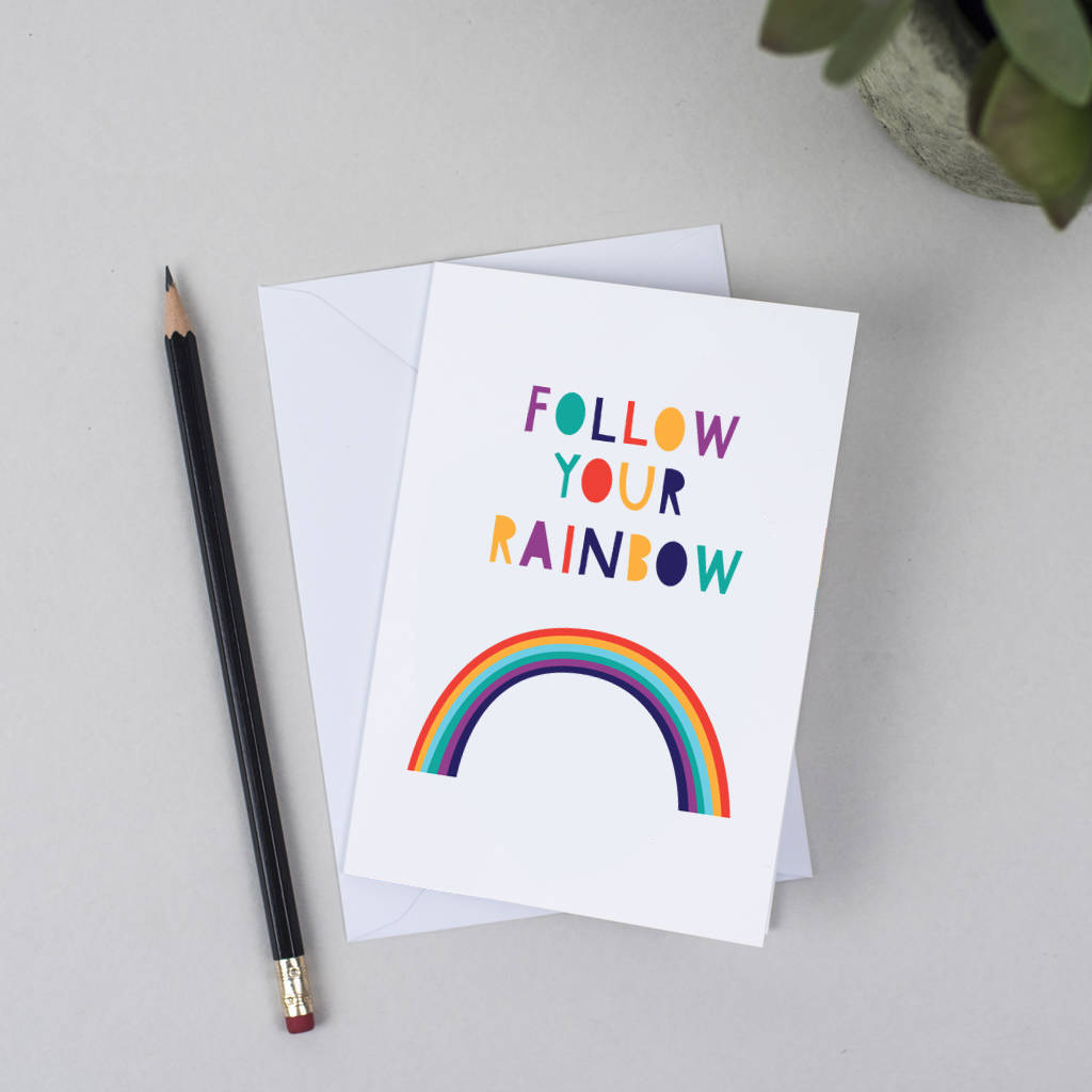 Follow Your Rainbow Card
