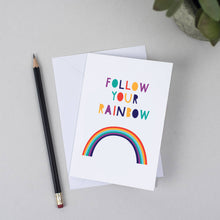 Load image into Gallery viewer, Follow Your Rainbow Card
