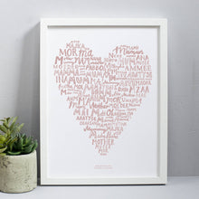 Load image into Gallery viewer, Mum Means Love In Every Language Print
