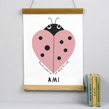 Load image into Gallery viewer, Personalised Ladybird Print
