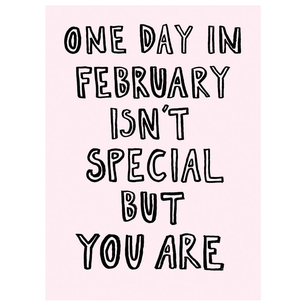 You Are Special Valentine Card