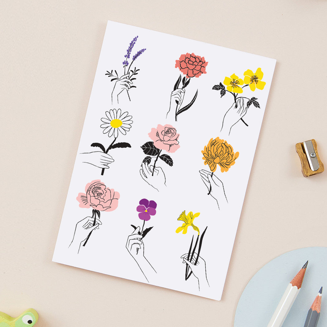 'Say It With Flowers' Card