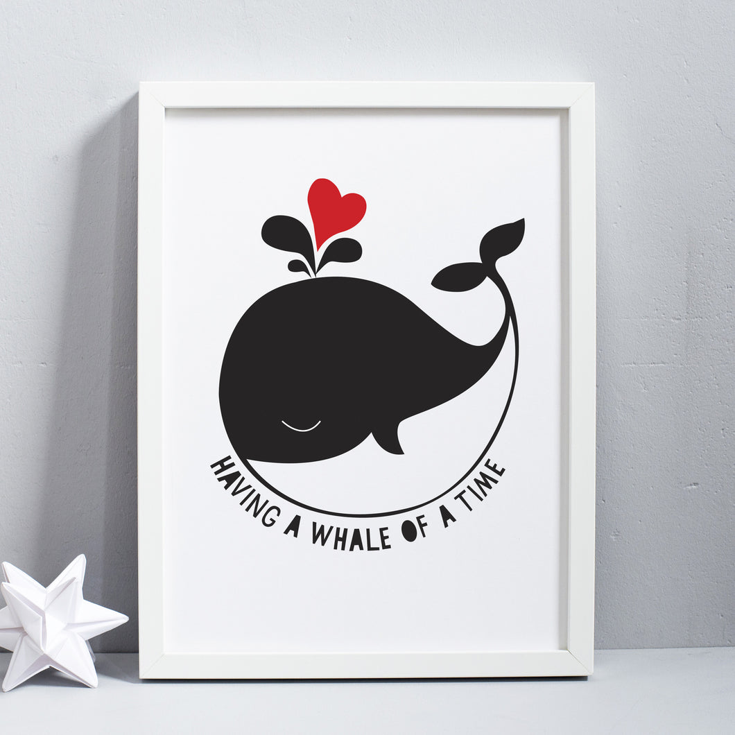 Having A Whale Of A Time Print
