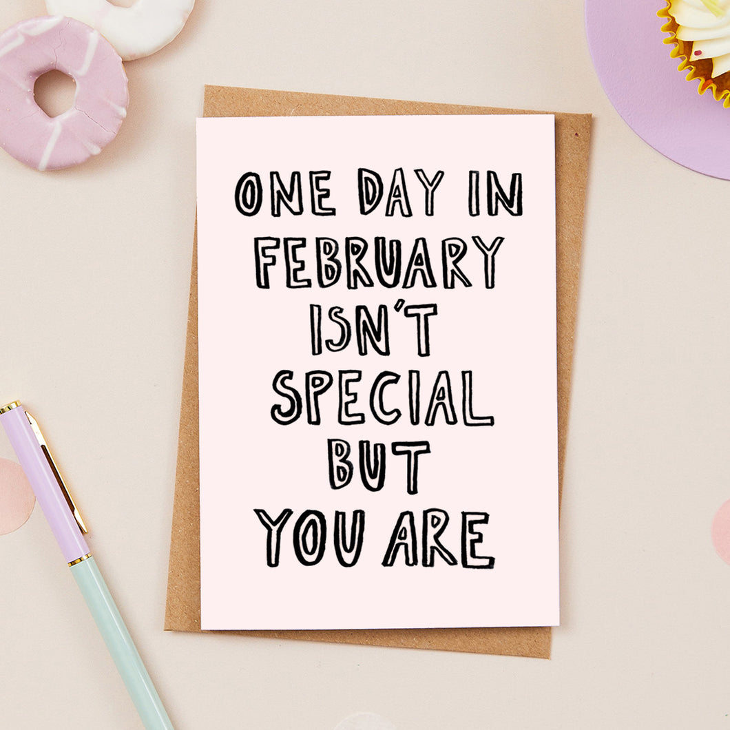 You Are Special Valentine Card